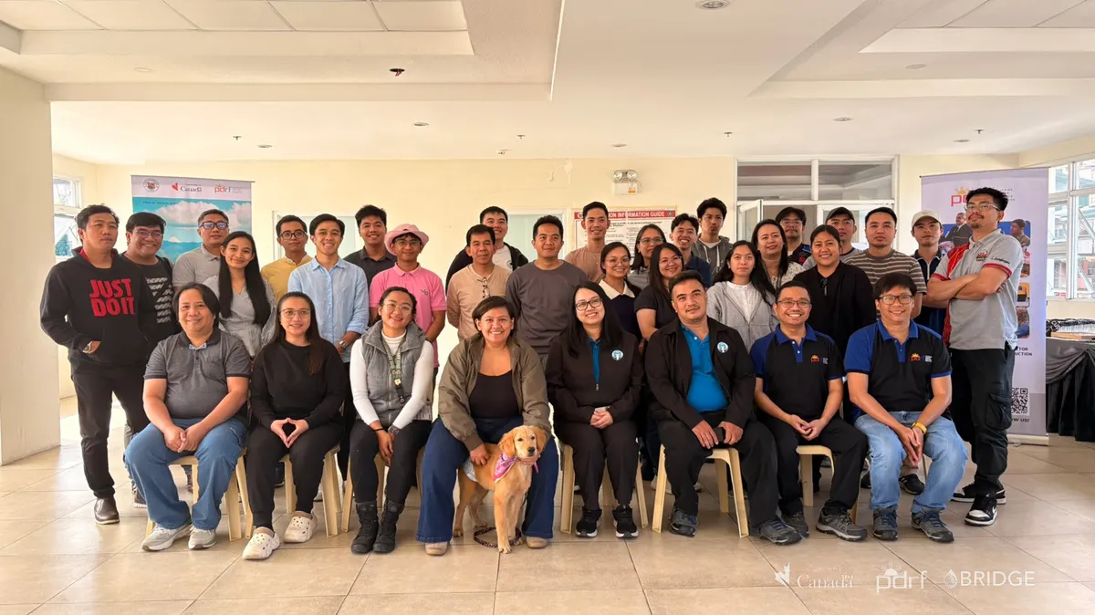 Participants and facilitators at the Advanced GIS training for Baguio City local government personnel.