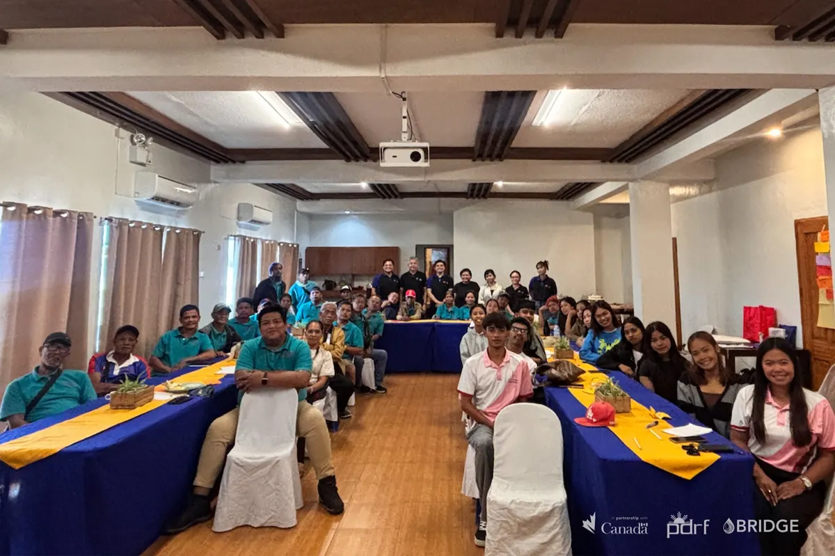 Participants seated at long tables during the BRIDGE alignment workshop with Indigenous Peoples of Antipolo City.