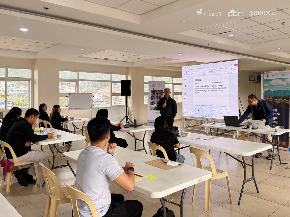 The Business Continuity Management training with Baguio City enterprises.