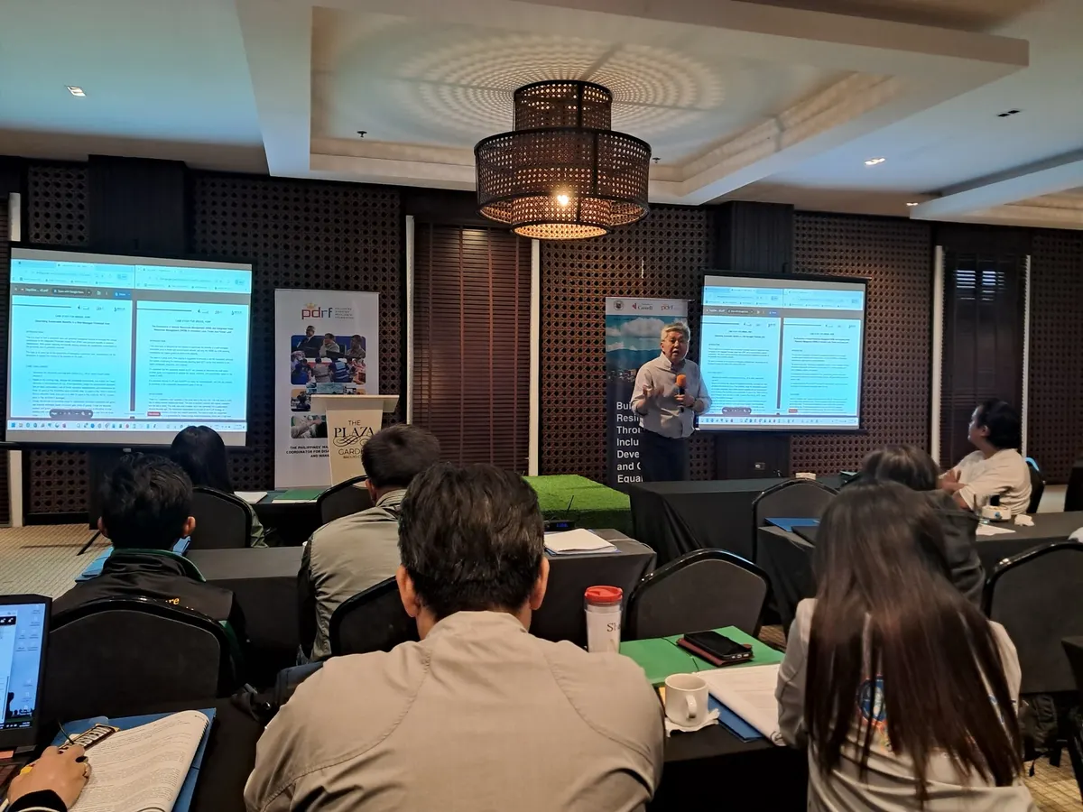 Participants during the Training on the Fundamentals of IWRM with the Baguio City government.