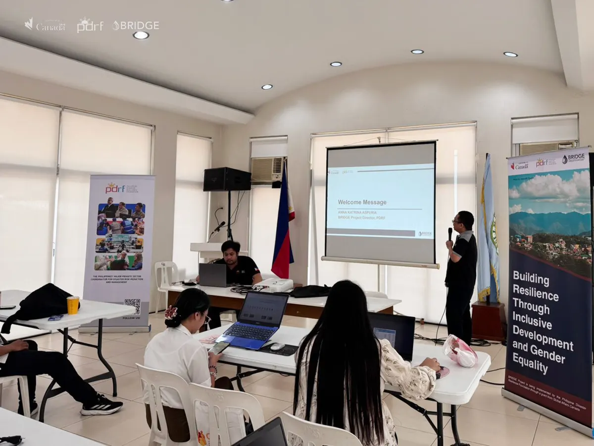 The Local Disaster Risk Reduction and Management Plan workshop with the Antipolo City government.