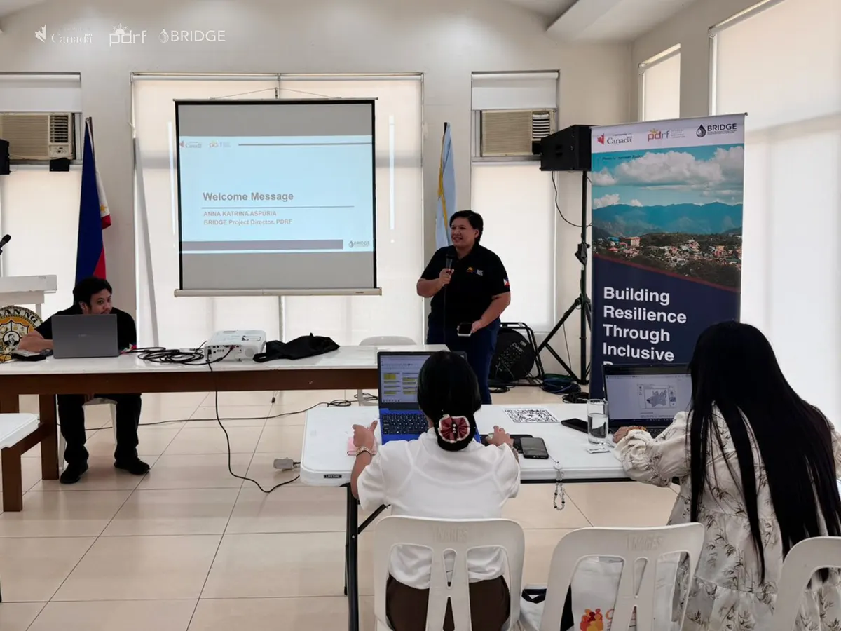 The Local Disaster Risk Reduction and Management Plan workshop with the Antipolo City government.