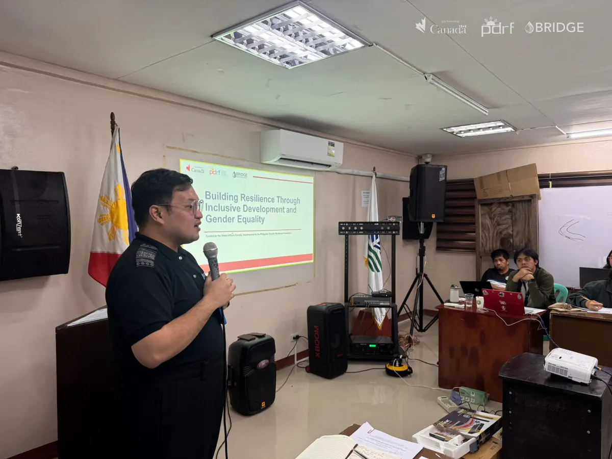 PDRF presents the BRIDGE Project during the 6th PAMB Special Meeting in Taytay, Rizal.