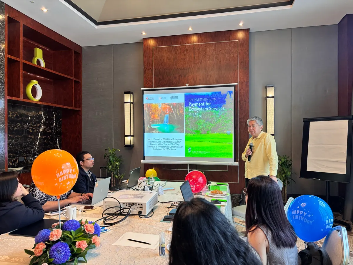 Project team members during a session of the Training of Trainers on IWRM in Makati.